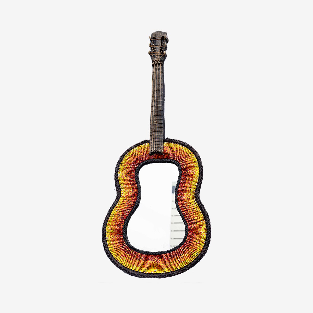 Guitar beaded mirror - Authentic African handicrafts | Clothing, bags, painting, toys & more - CULTURE HUB by Muthoni Unchained