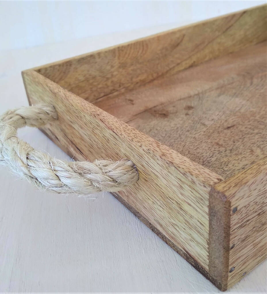 Simply Soso Design I Handcrafted I Small Wooden Classic Tray