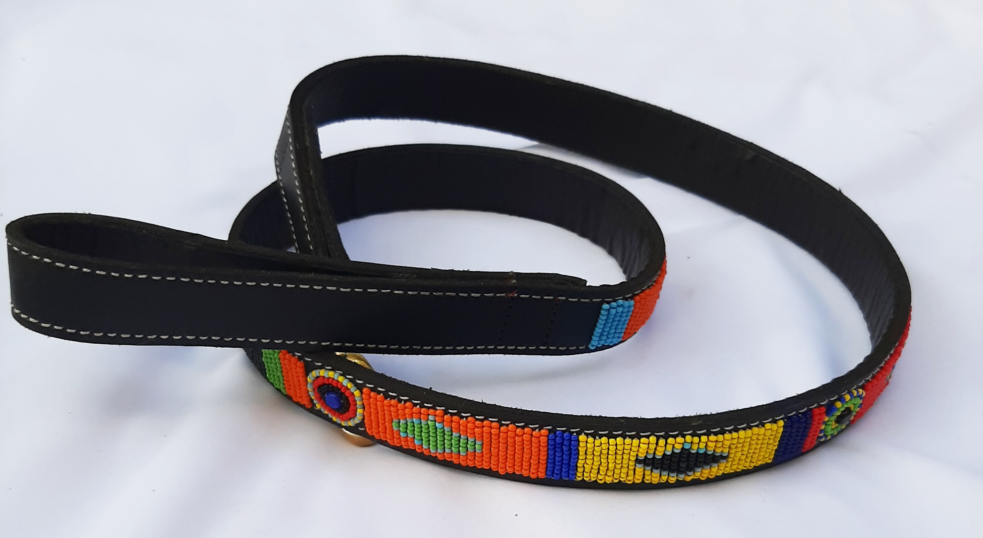 Dog leash with lining - Authentic African handicrafts | Clothing, bags, painting, toys & more - CULTURE HUB by Muthoni Unchained