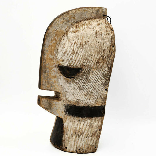 Songye White Traditional Mask|African Mask