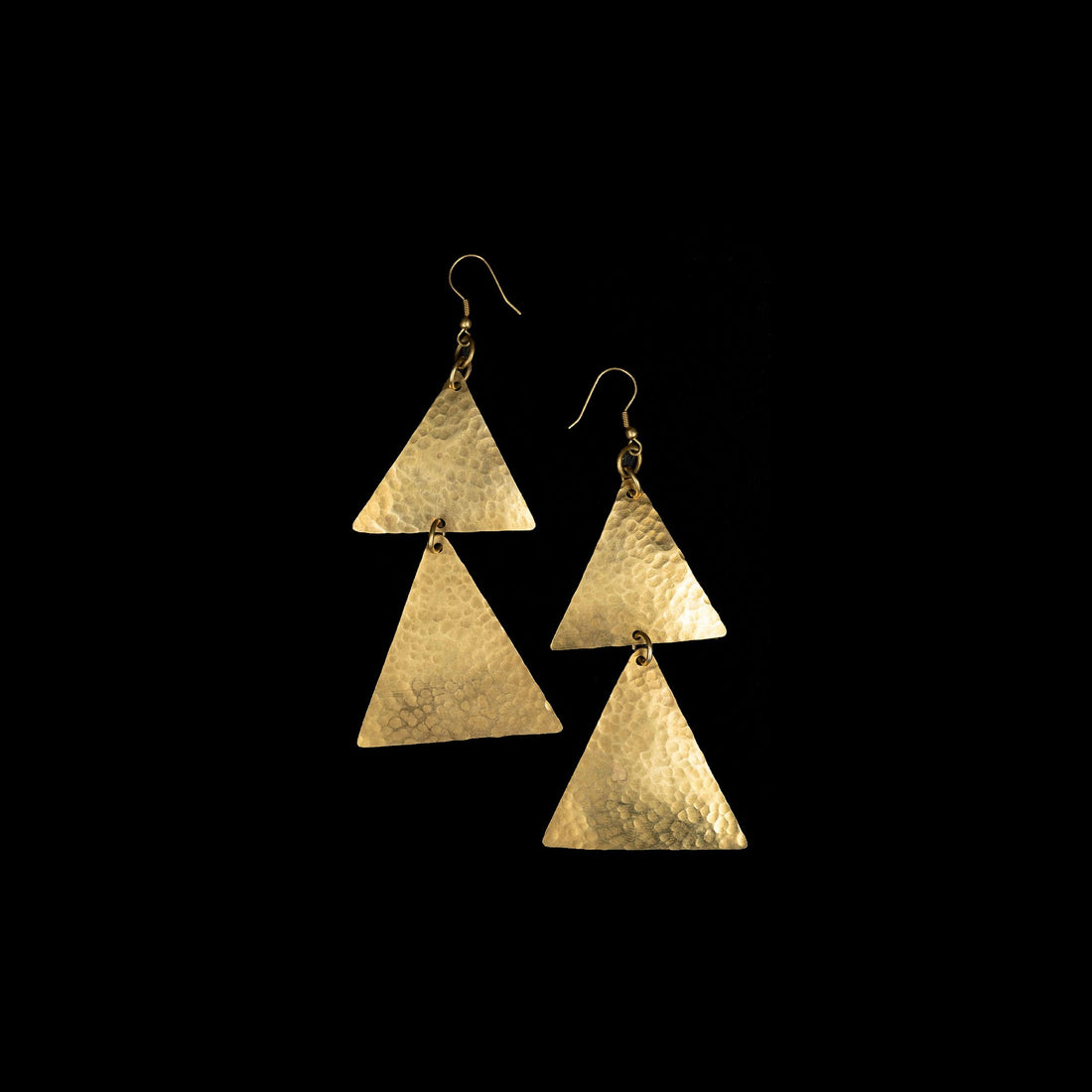 Chic Brass African Earrings - Authentic African handicrafts | Clothing, bags, painting, toys & more - CULTURE HUB by Muthoni Unchained