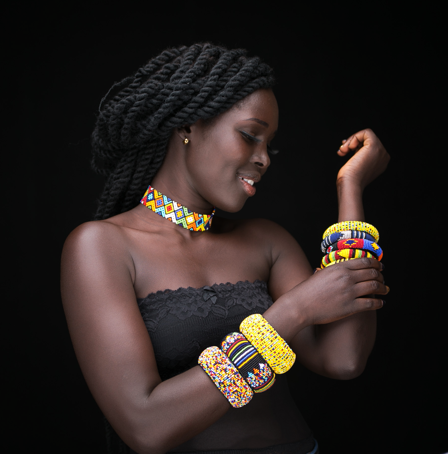Extra Colorful Beaded Bracelet - Authentic African handicrafts | Clothing, bags, painting, toys & more - CULTURE HUB by Muthoni Unchained