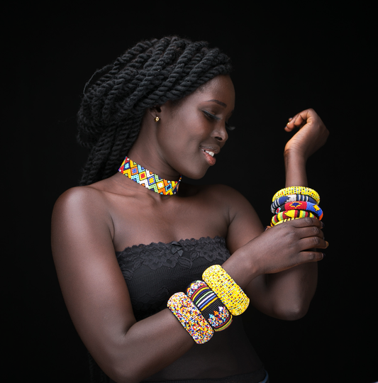 Extra Colorful Beaded Bracelet - Authentic African handicrafts | Clothing, bags, painting, toys & more - CULTURE HUB by Muthoni Unchained