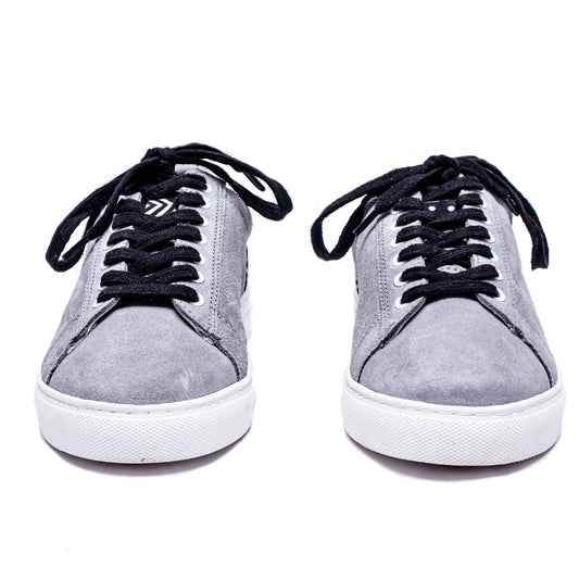 Kali Sneakers: Premium Grey Suede with Tandao