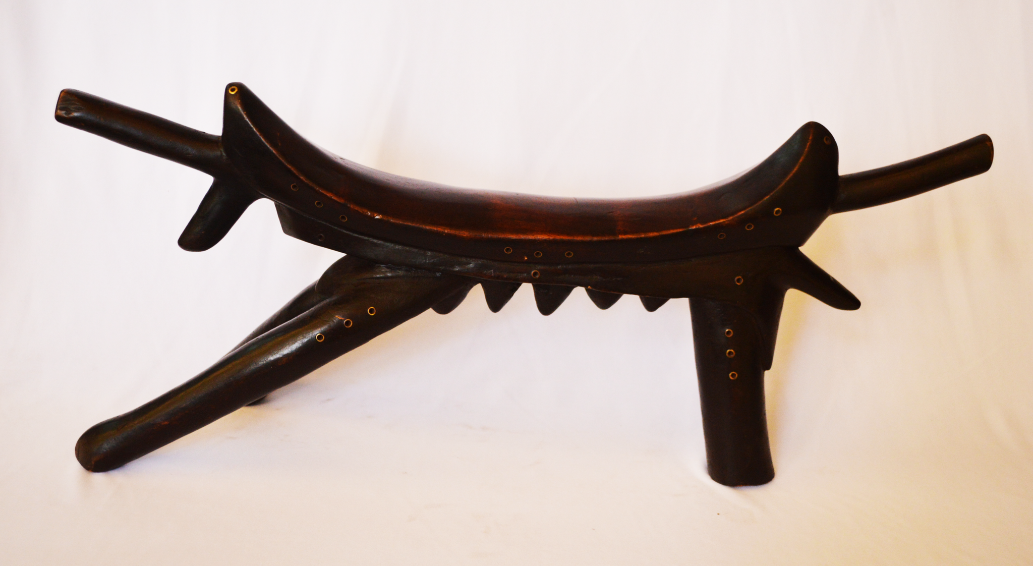 Dinka 3 legged headrest - Authentic African handicrafts | Clothing, bags, painting, toys & more - CULTURE HUB by Muthoni Unchained