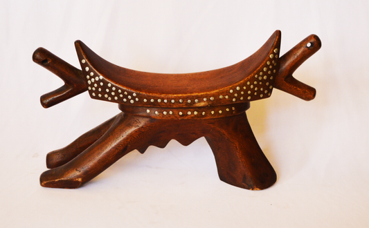 Dinka 3 legged headrest - Authentic African handicrafts | Clothing, bags, painting, toys & more - CULTURE HUB by Muthoni Unchained