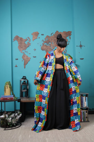 Ankara Kimono