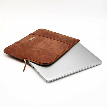 Oil pullup laptop sleeve | Ipad sleeve | Handmade unisex leather sleeve
