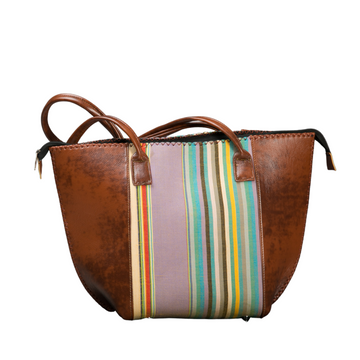 Kikoi leather handbag | Handcrafted bag