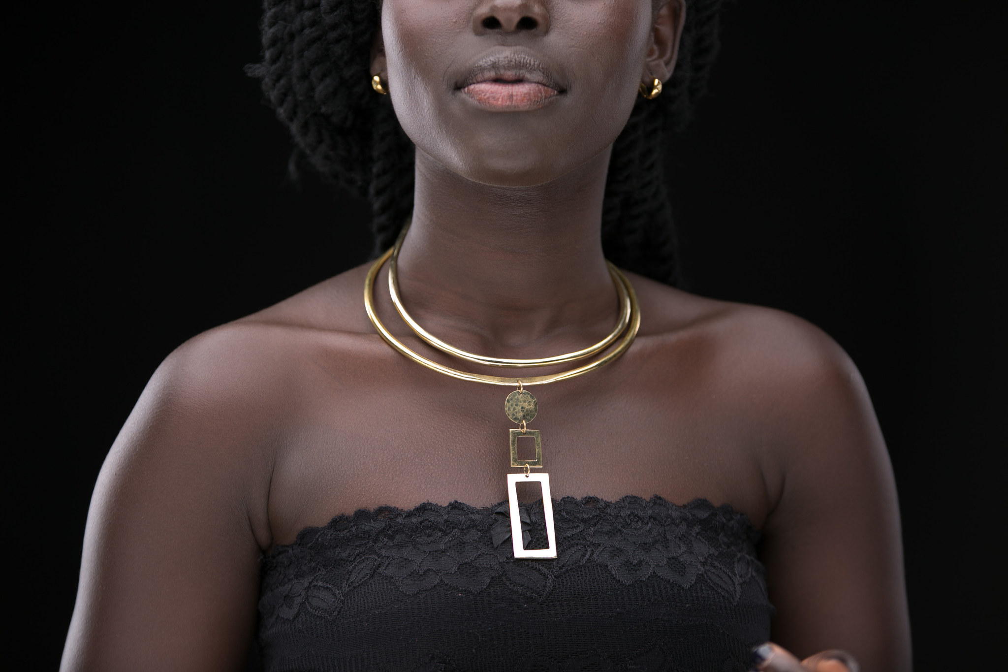 Classy Brass Neckpiece - Authentic African handicrafts | Clothing, bags, painting, toys & more - CULTURE HUB by Muthoni Unchained