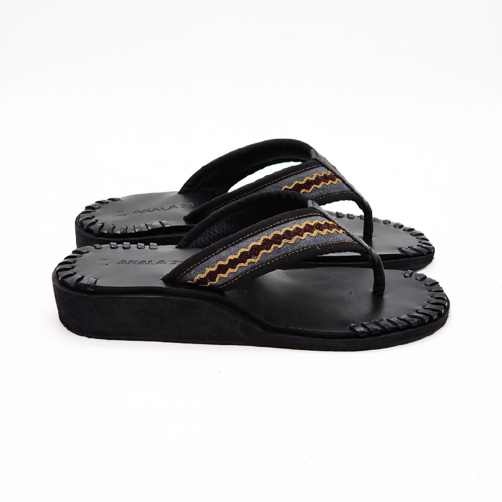 Trago Flip flop |Wedged Sandal | Women Leather Sandals
