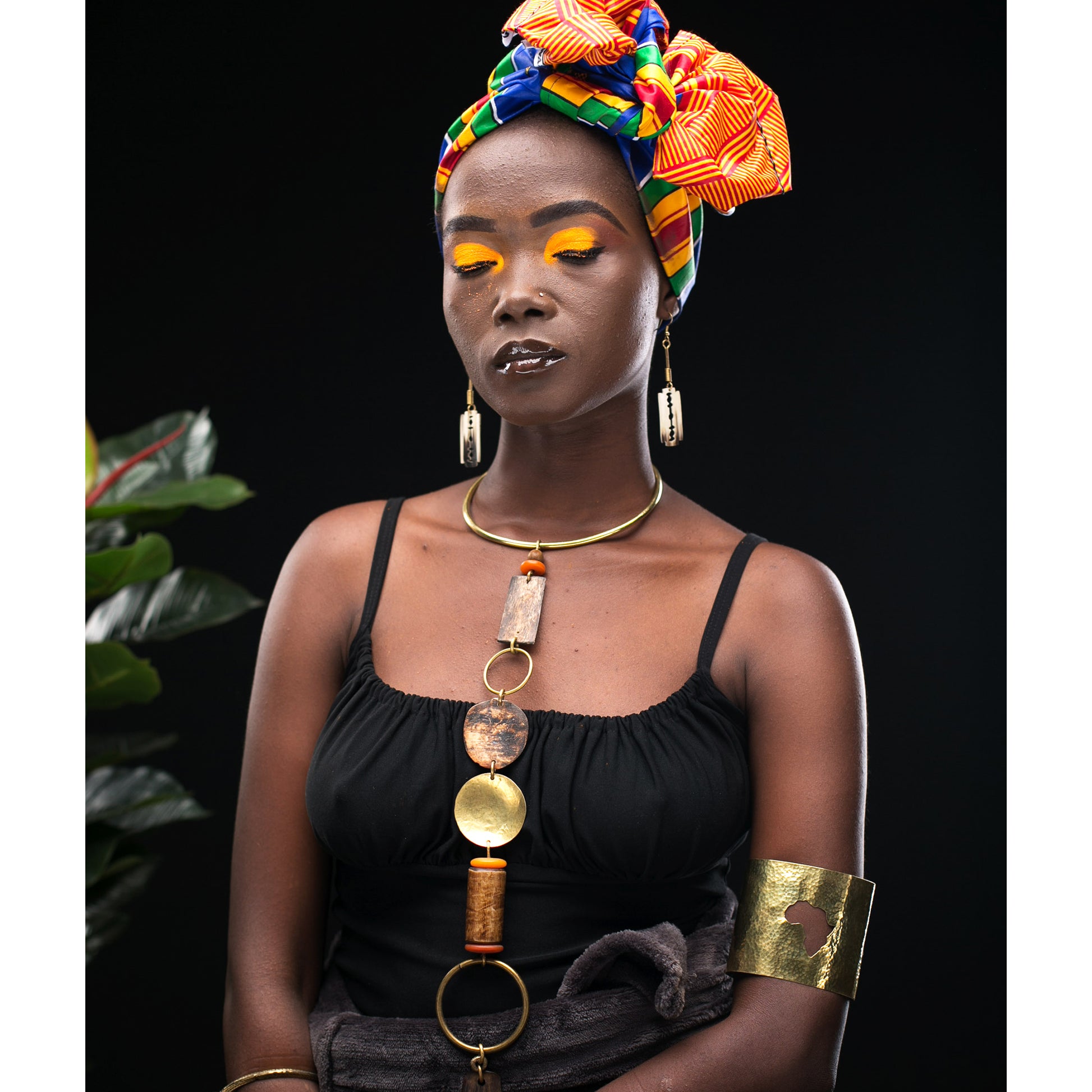 African Earrings|African Traditional Jewelry - Mawu Africa