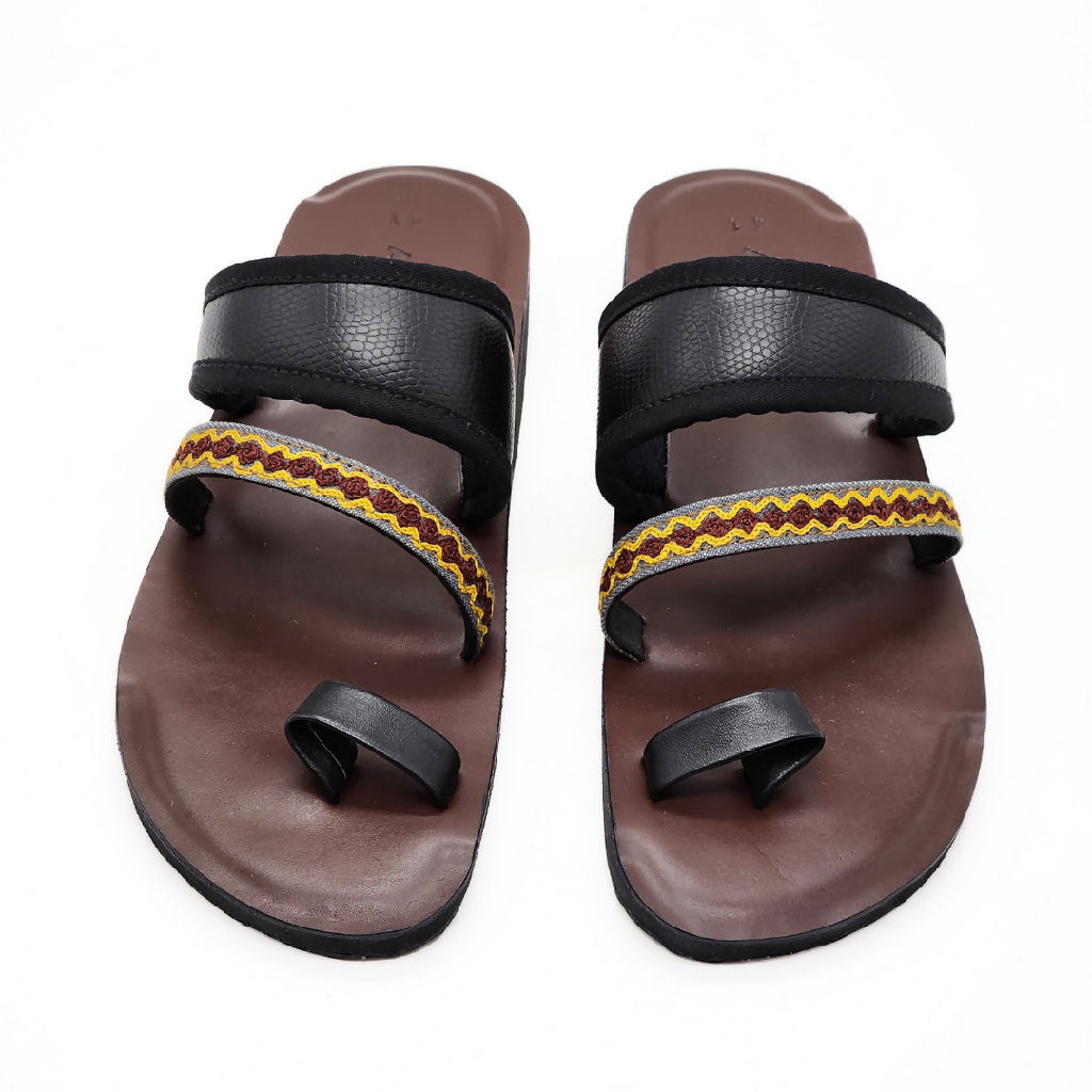 Trago Wedge Slip-on | Women Leather Sandals