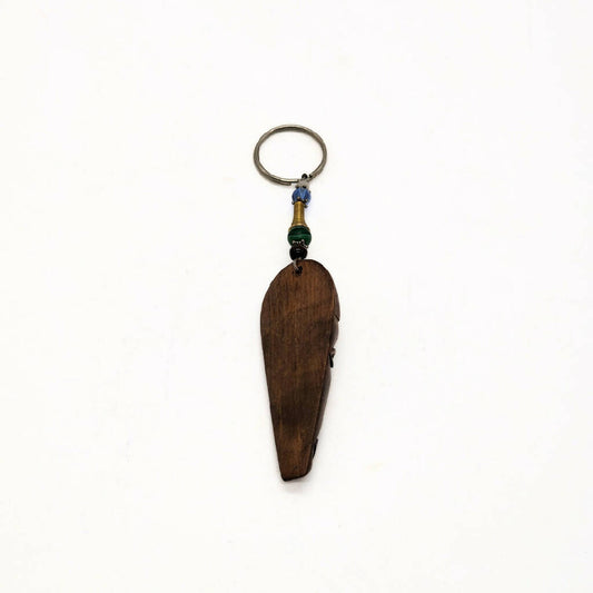 African Wooden Keyholder