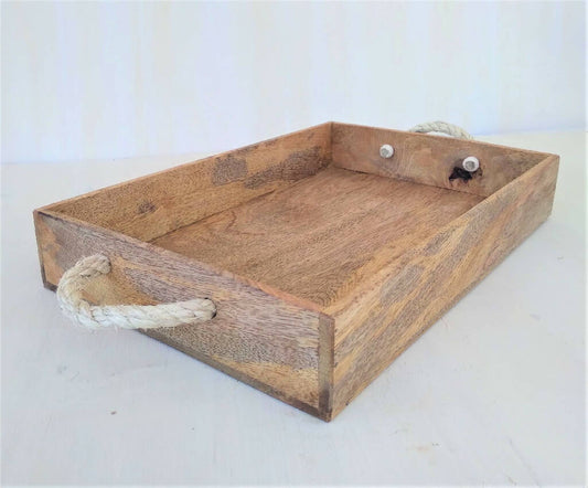 Simply Soso Design I Handcrafted I Large Wooden Classic Tray