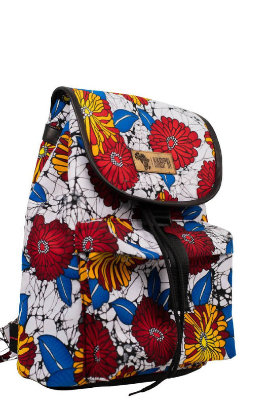 Kikafri Laptop backpack - White