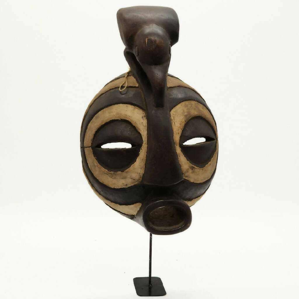 kifwebe Black Bird mask|Luba African Mask