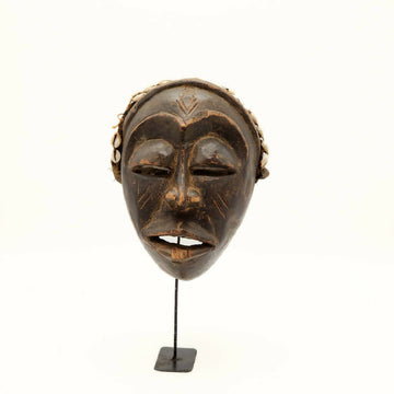 African Patterned Shells Mask|Chokwe African Mask