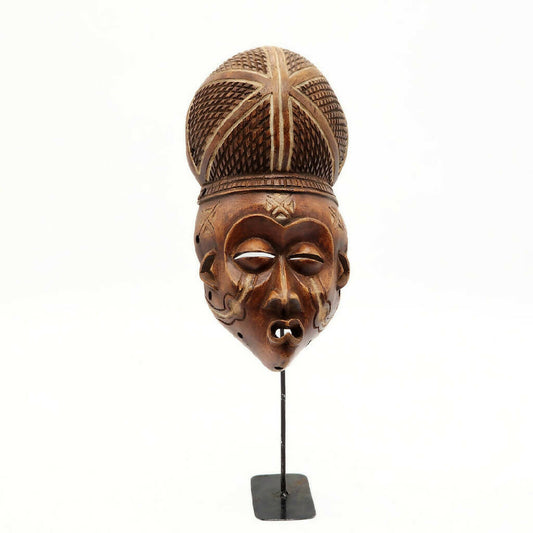 Beautiful Chokwe Hair Pattern Mask| African Mask
