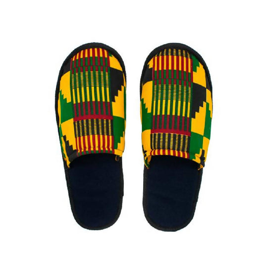 Kente slippers - Authentic African handicrafts | Clothing, bags, painting, toys & more - CULTURE HUB by Muthoni Unchained