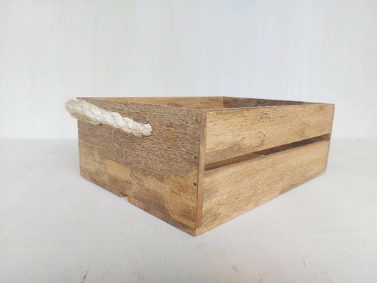 Simply Soso Design I Handcrafted I Large Wooden Storage Crate