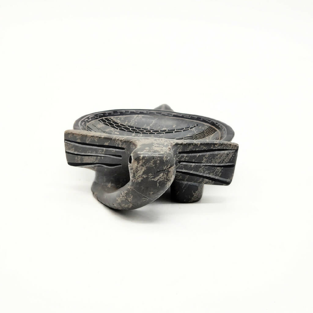 African Tortoise Soapstone Bowl