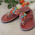 beaded leather sandals - Authentic African handicrafts | Clothing, bags, painting, toys & more - CULTURE HUB by Muthoni Unchained