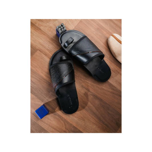 Komodo Leather Slides